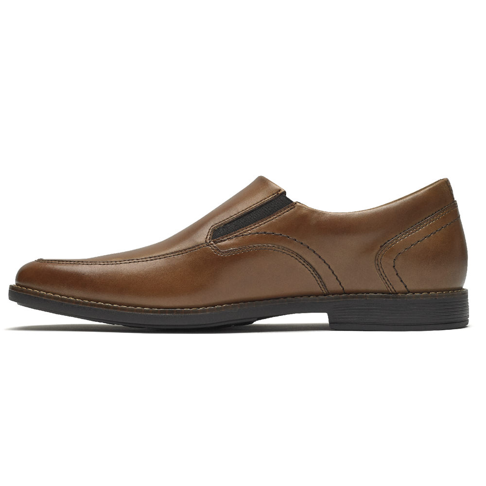 Rockport Slip-Ons Herre Brune - Braylon - ZEON74308